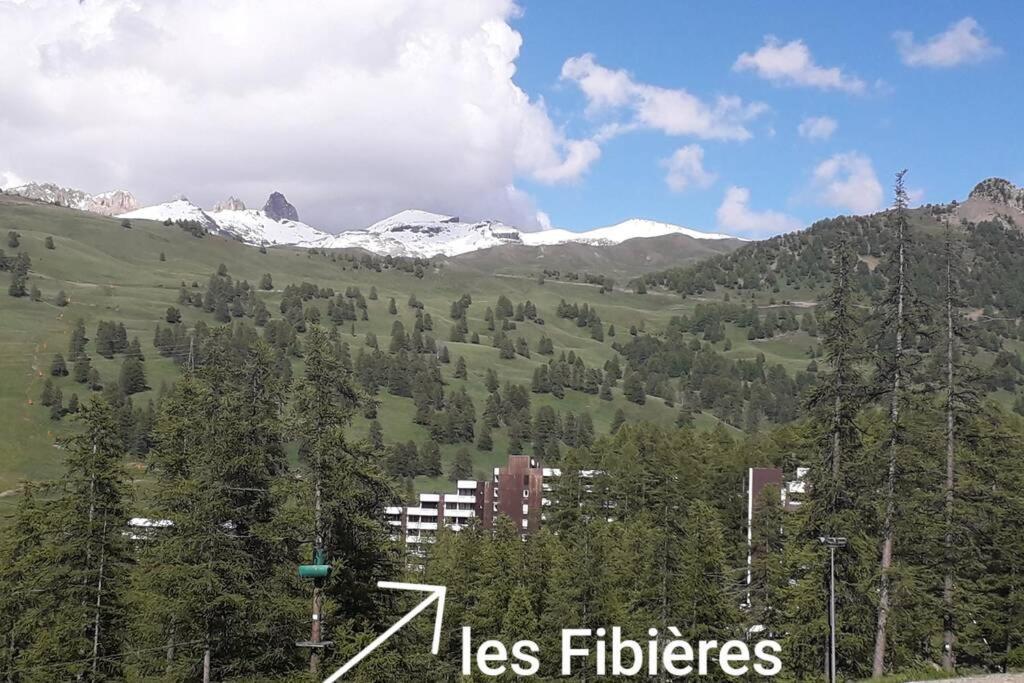 Studio Vue Sur La Montagne A Vars Les Claux Экстерьер фото